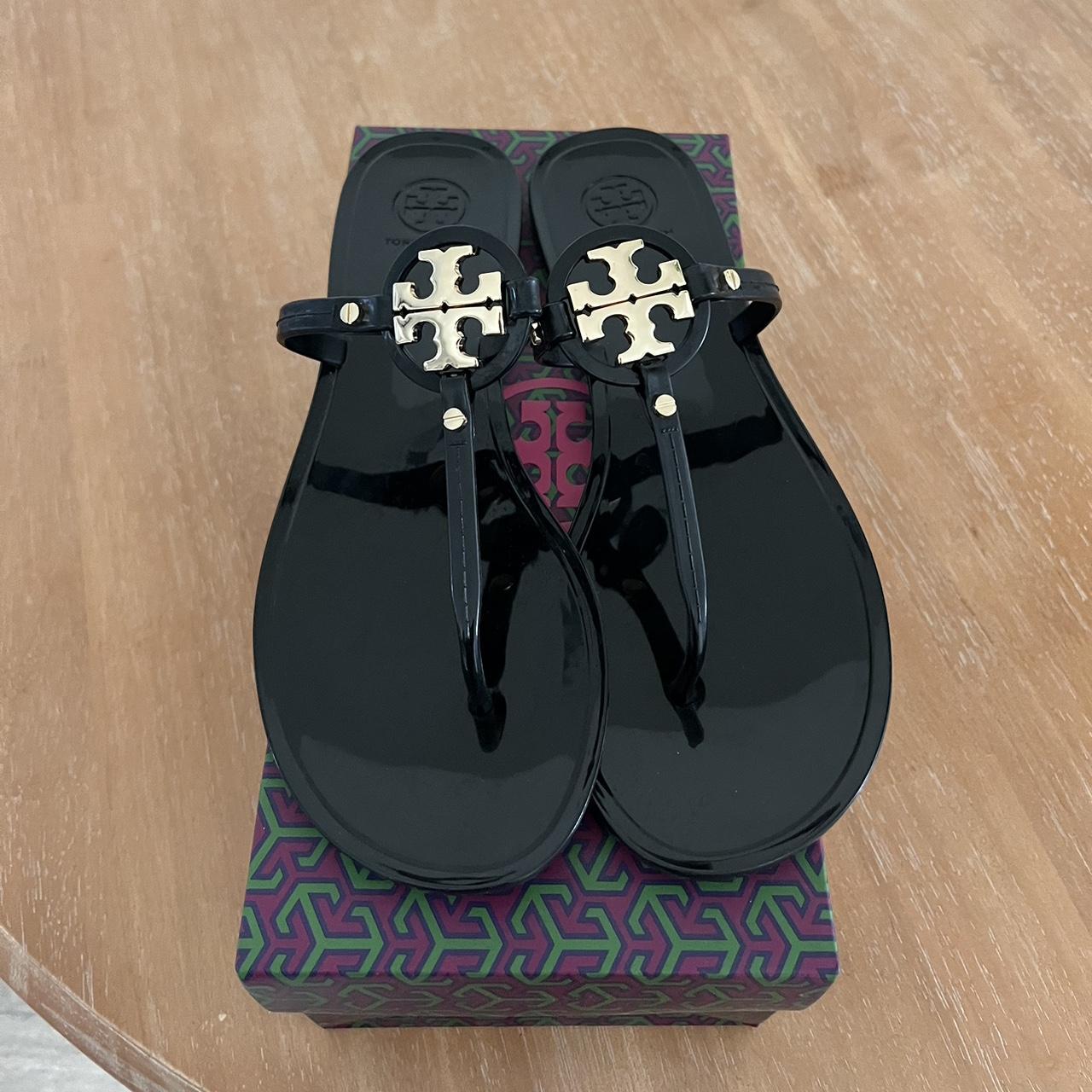 tory burch jelly shoes