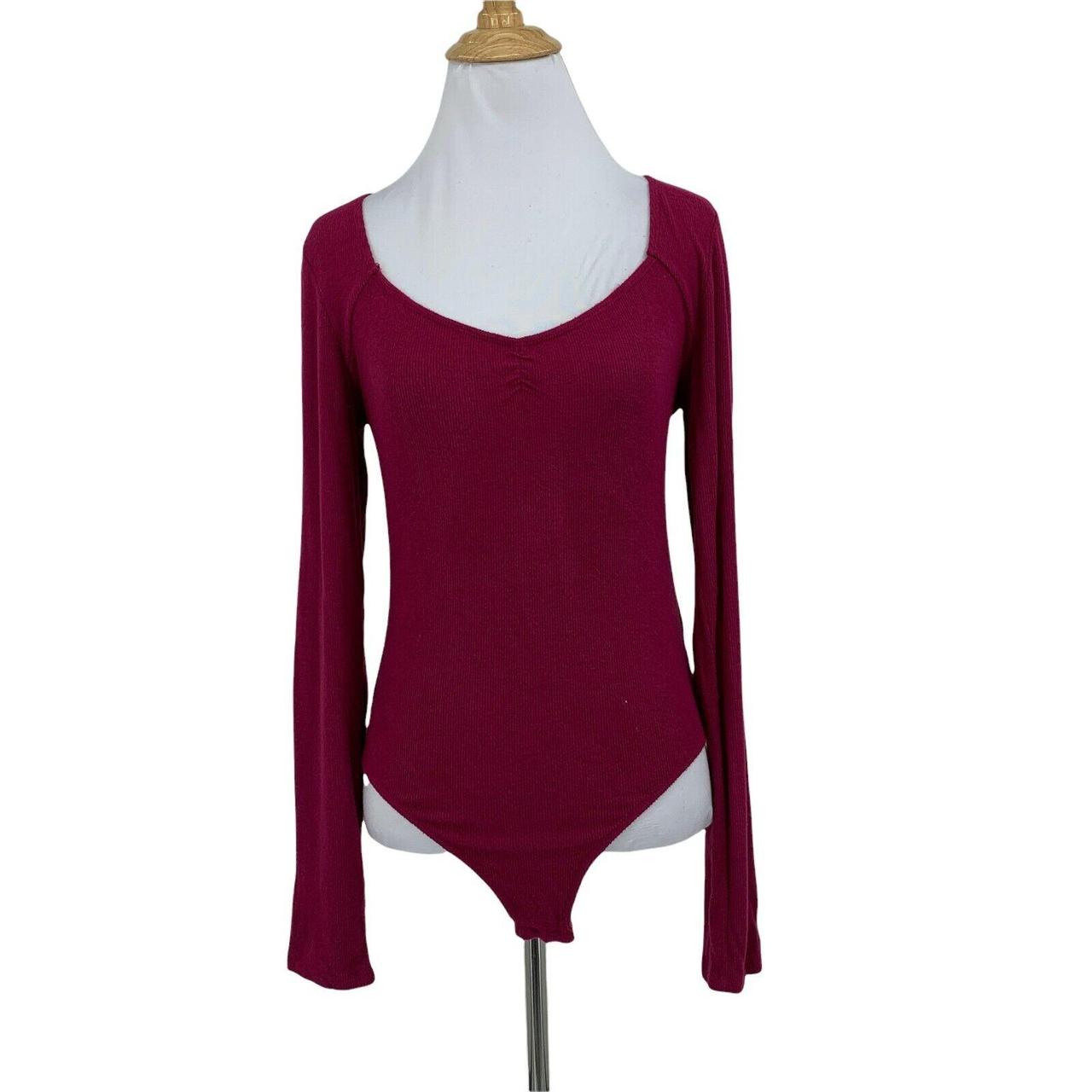 Fred Women's Red Bodysuit Depop