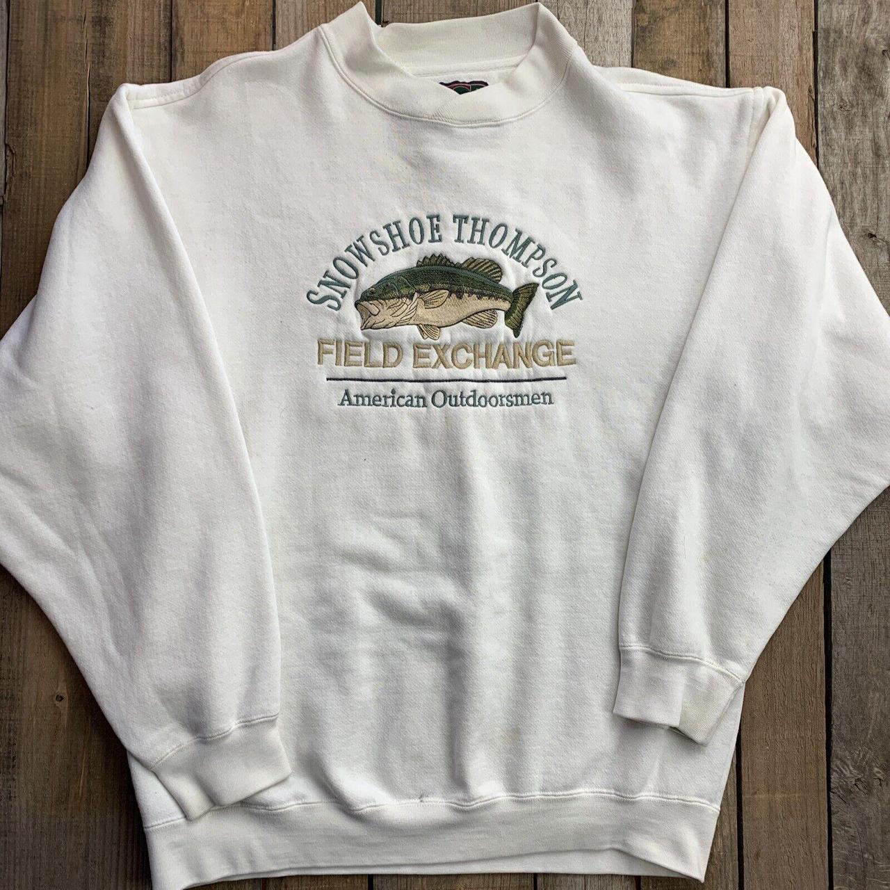 Snowshoe Thompson Field Exchange Sweatshirt Mens... Depop