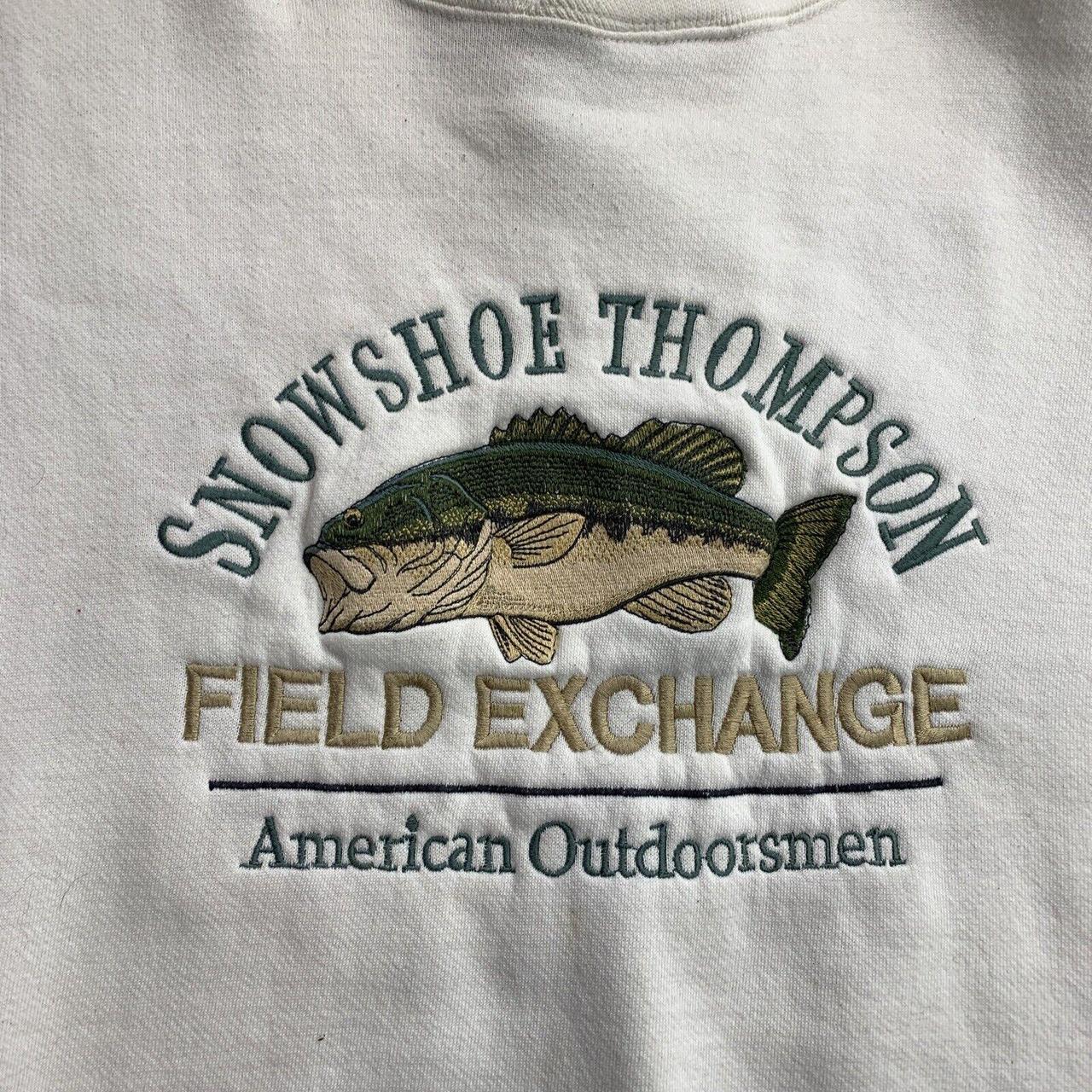 Snowshoe Thompson Field Exchange Sweatshirt Mens... Depop