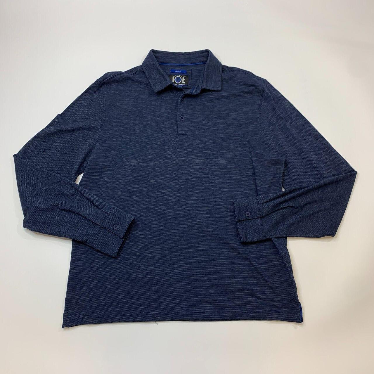 Joseph Abboud JOE Polo Shirt Mens L Large Navy Blue... - Depop