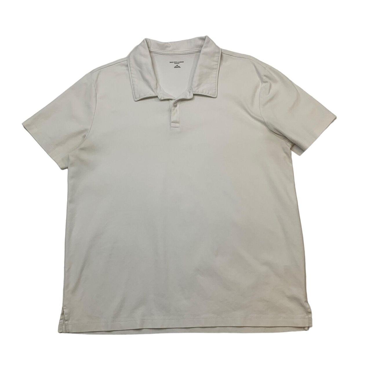 Saks Fifth Avenue Ultraluxe Polo Shirt Mens L Large... Depop