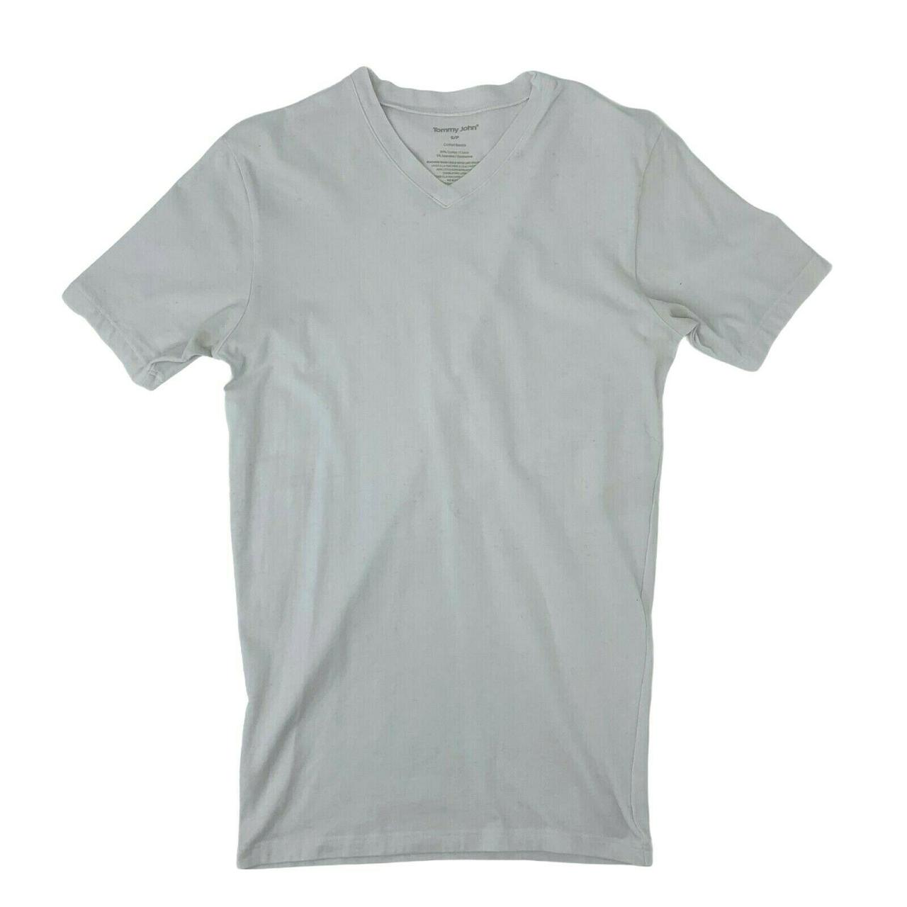 Tommy John Men's White T-shirt | Depop
