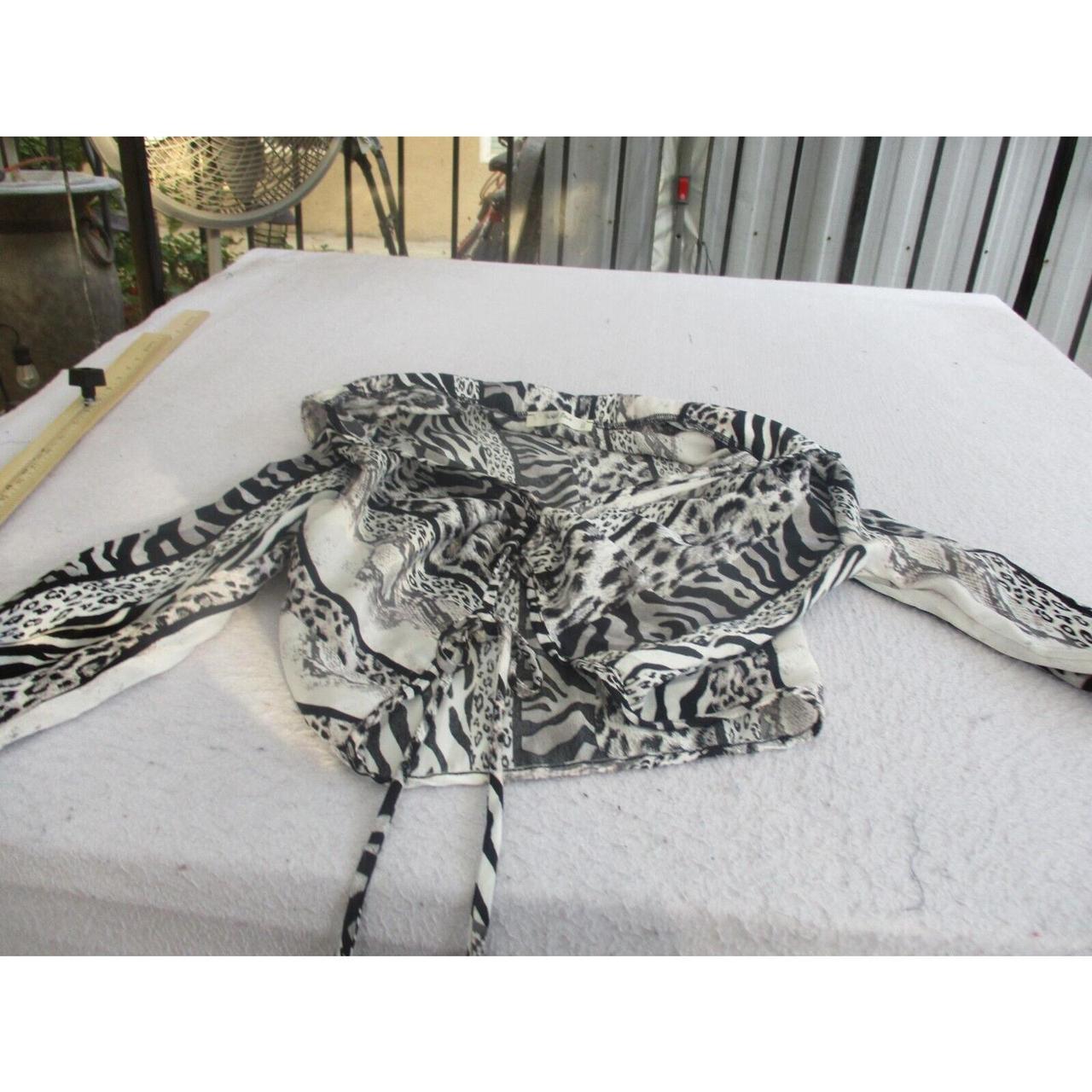 Wild Women's Black and White Blouse