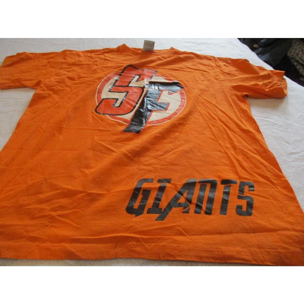 Pro Club SF Giants orange T-shirt sz Xl Item - Depop