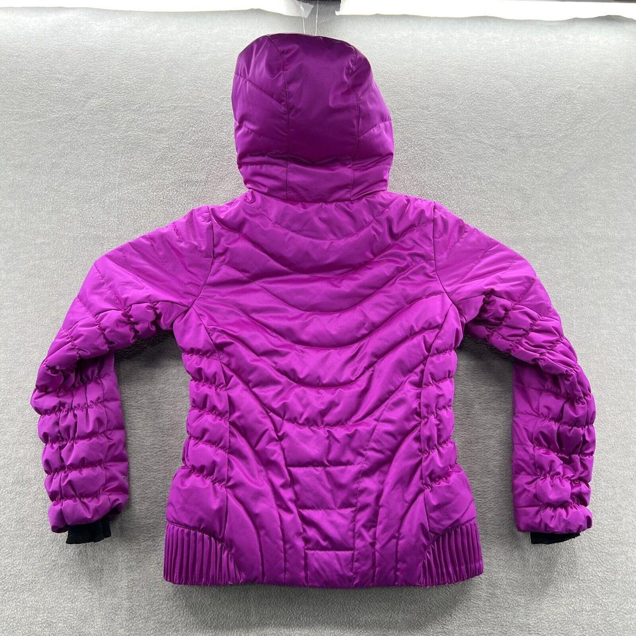 obermeyer Purple Puffer ski jacket size m (10-12)... - Depop