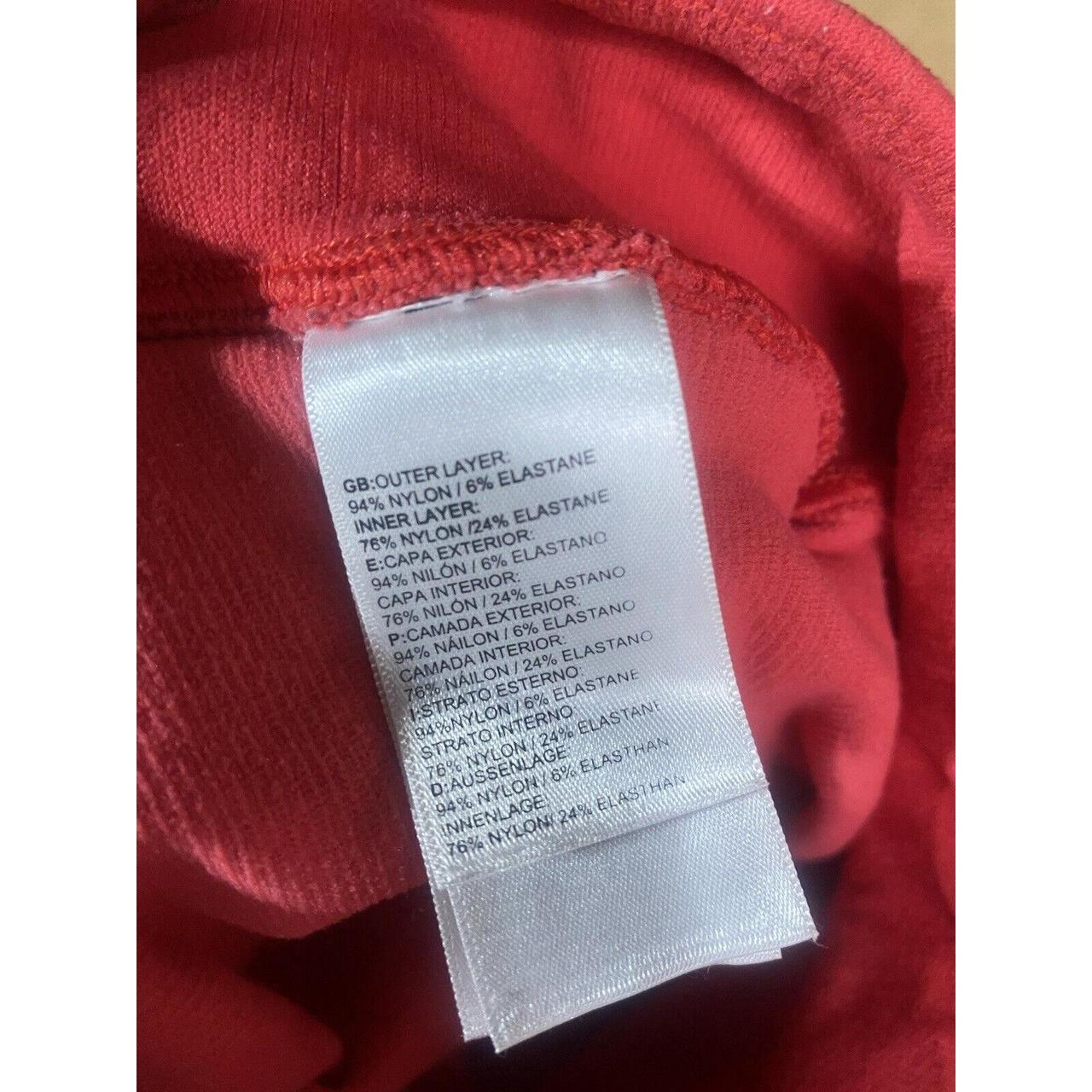 The north face womans size xs red spandex shorts... - Depop