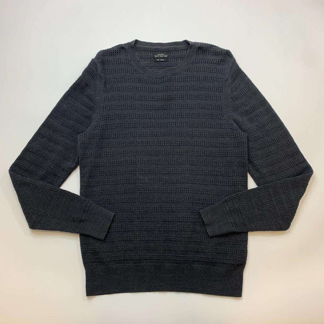 Allsaints Knit Sweater Mens S Small Pepper Black... Depop