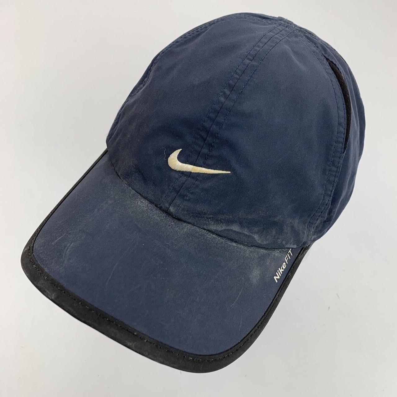 Nike Fit Dark Blue Ball Cap Hat Adjustable Baseball ... - Depop