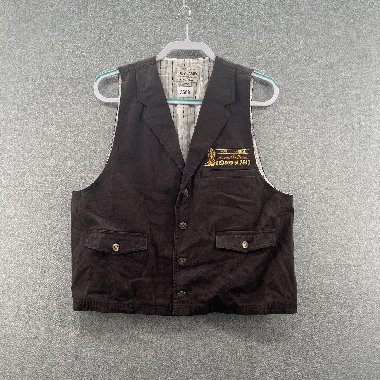 Cody James Men's Brown Gilet | Depop