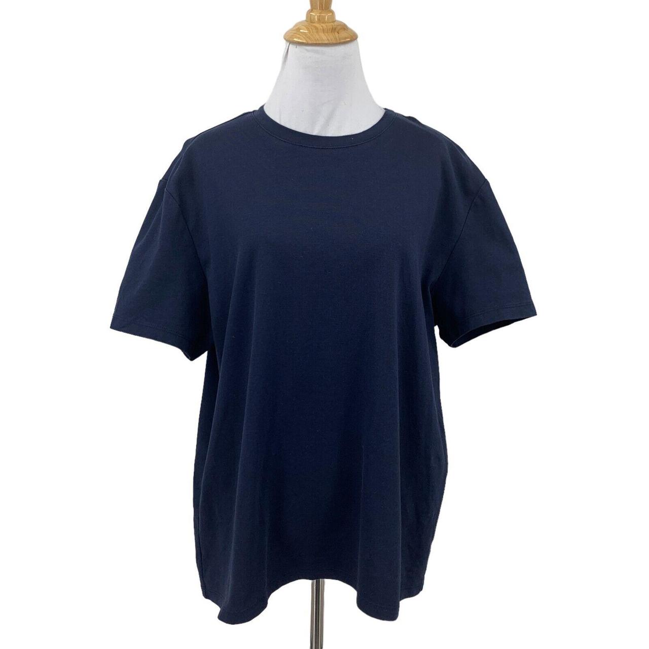 Saks Fifth Avenue Ultraluxe Shirt Mens L Large Navy... Depop