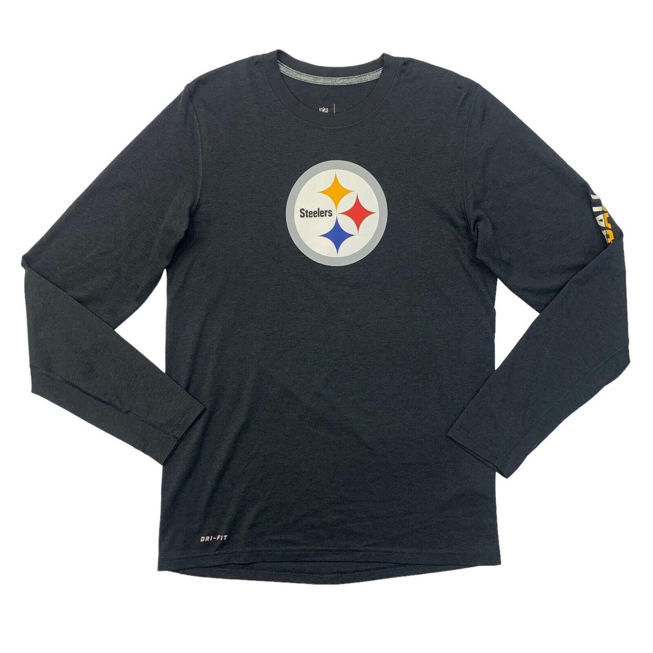 Steelers Men's Nike Small Logo Long Sleeve Shirt