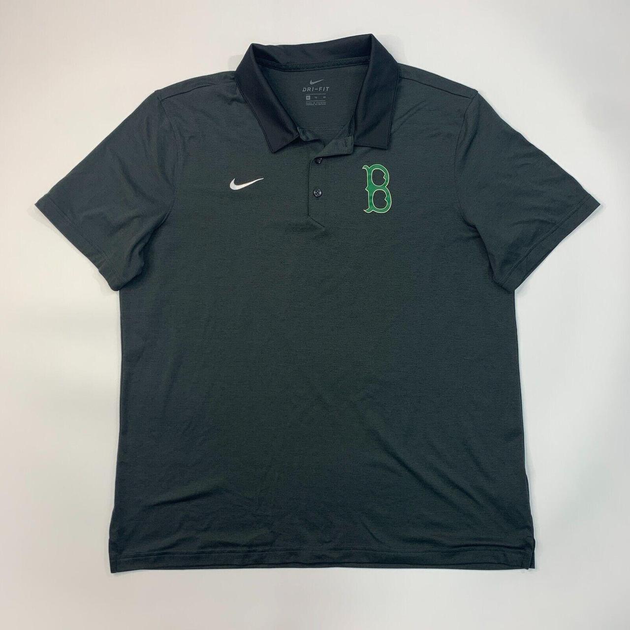 Nike Boston Red Sox Embroidered Dri Fit Polo Shirt - Depop