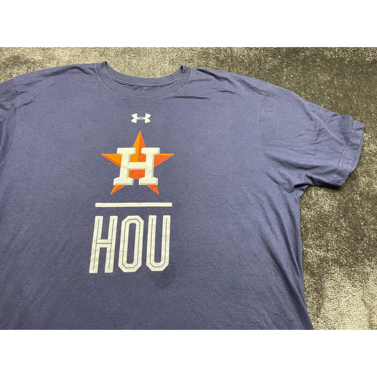 Under Armour Houston Astros tshirt Excellent - Depop