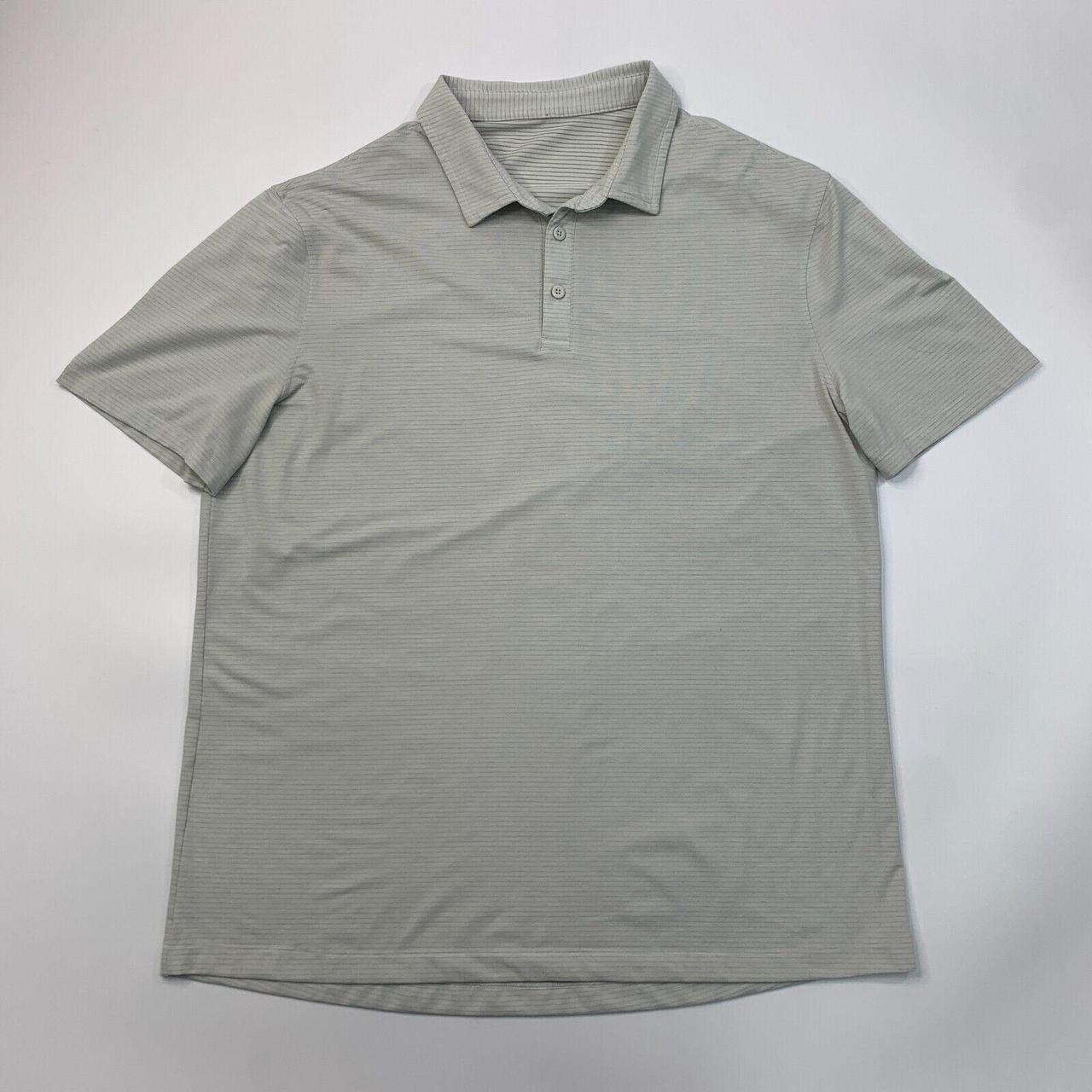 Lululemon Polo Shirt Men XXL 2XL Gray Athletic Fit... Depop