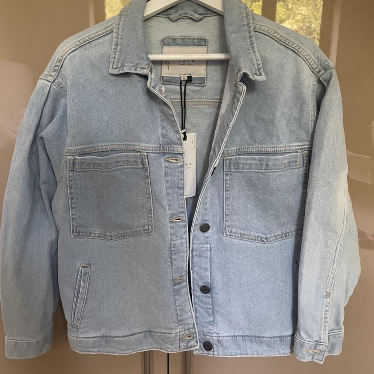 Yaya denim jacket with puff sleeves. New with tags... - Depop