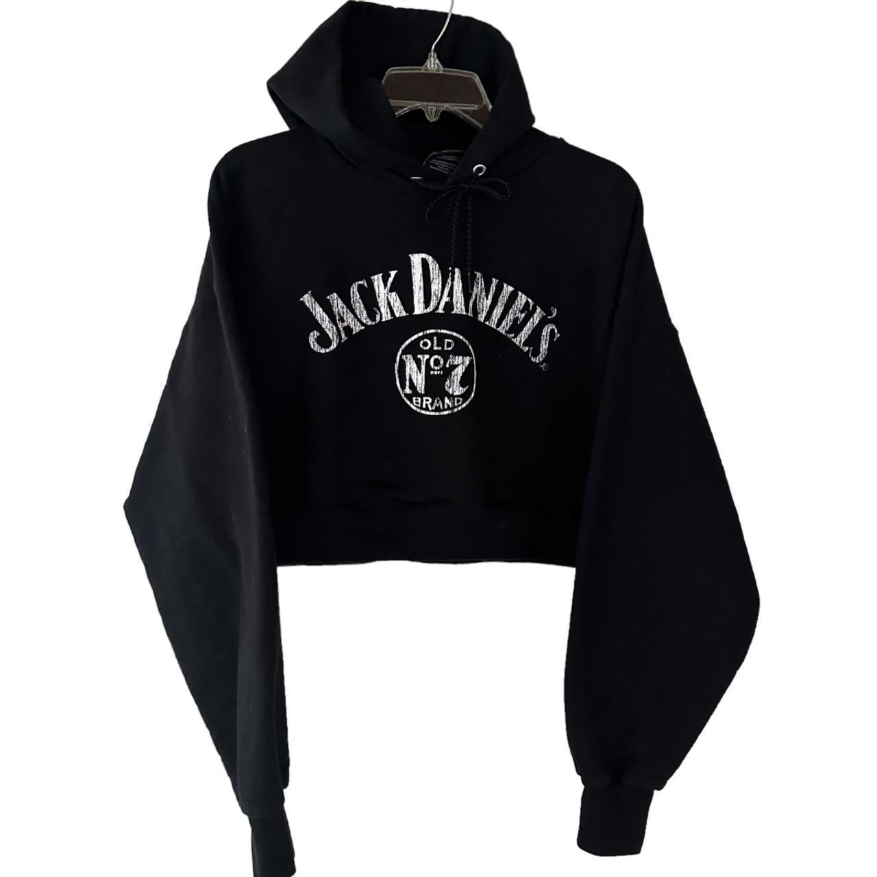 Custom Cropped Jack Daniels Hoodie Custom shortened