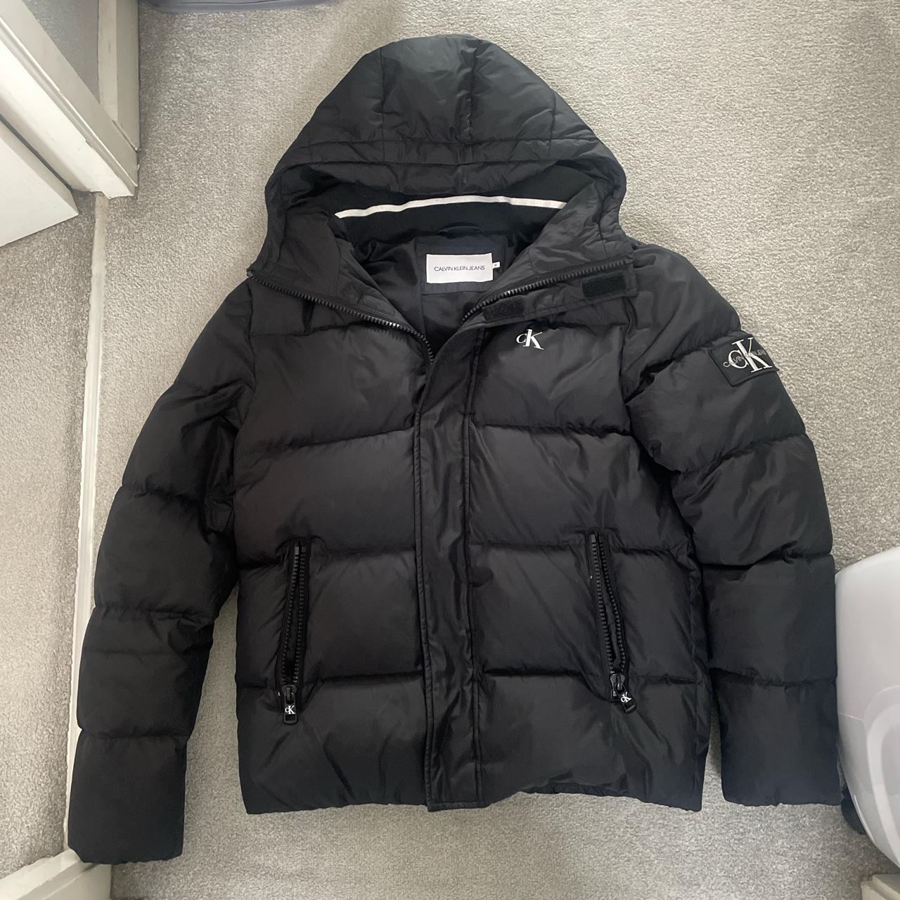 Mens Calvin Klein coat Size small Perfect condition - Depop