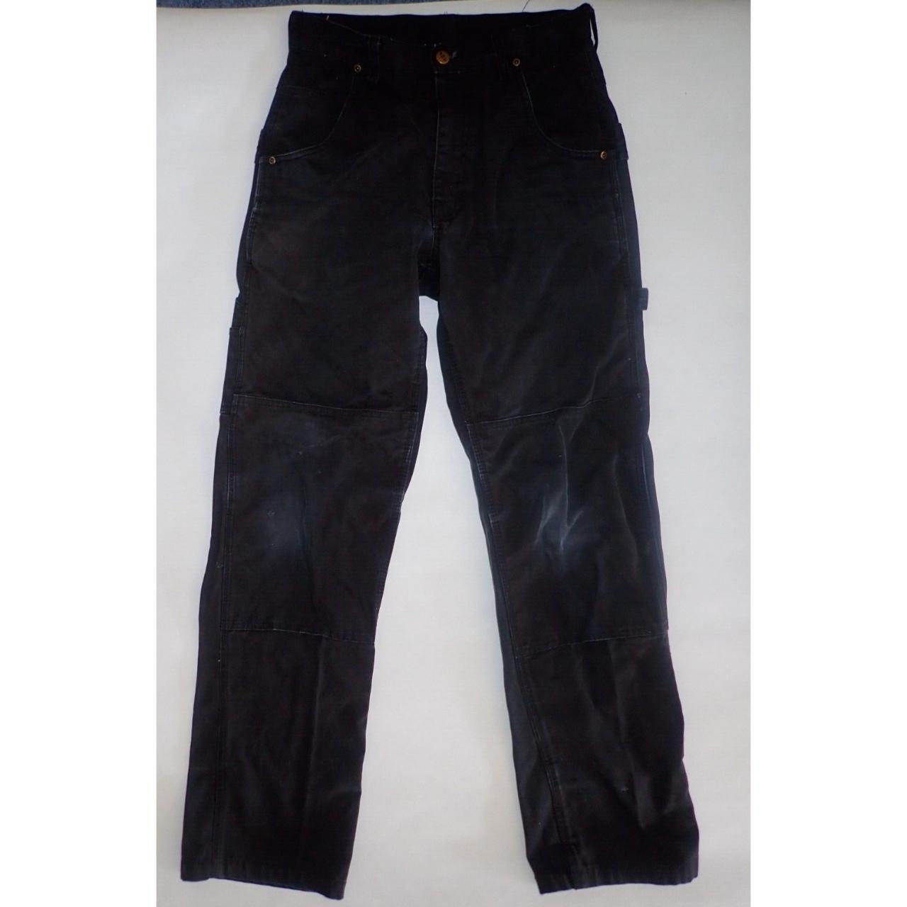 Key Double Knee Denim Work Pants 28 x 34 Black Men... Depop