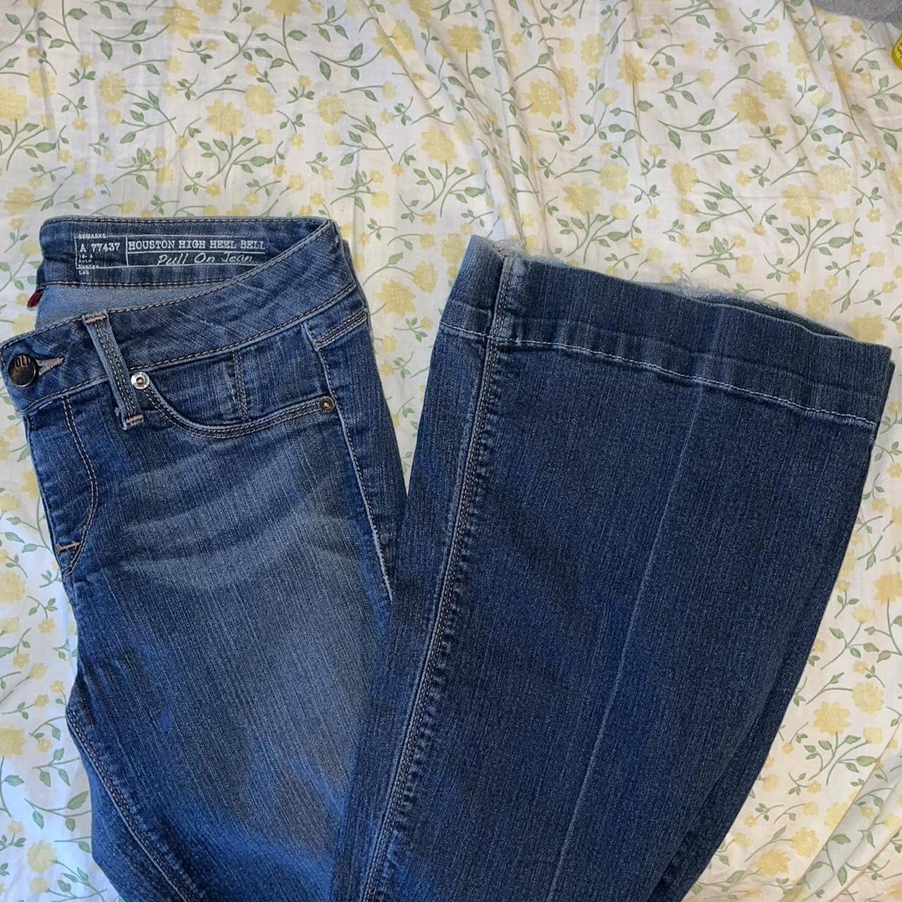 Vintage low rise bootcut jeans, unsure of brand... - Depop