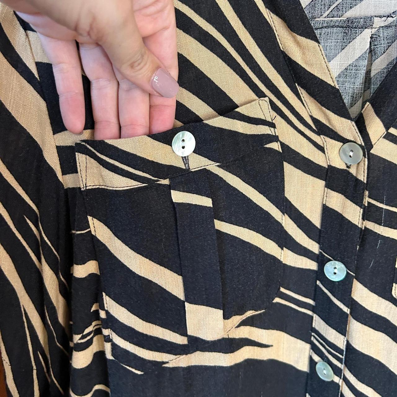 Ruby Rd. Women's Blouse - Black/Tan - L – Ruby Rd… - image 3