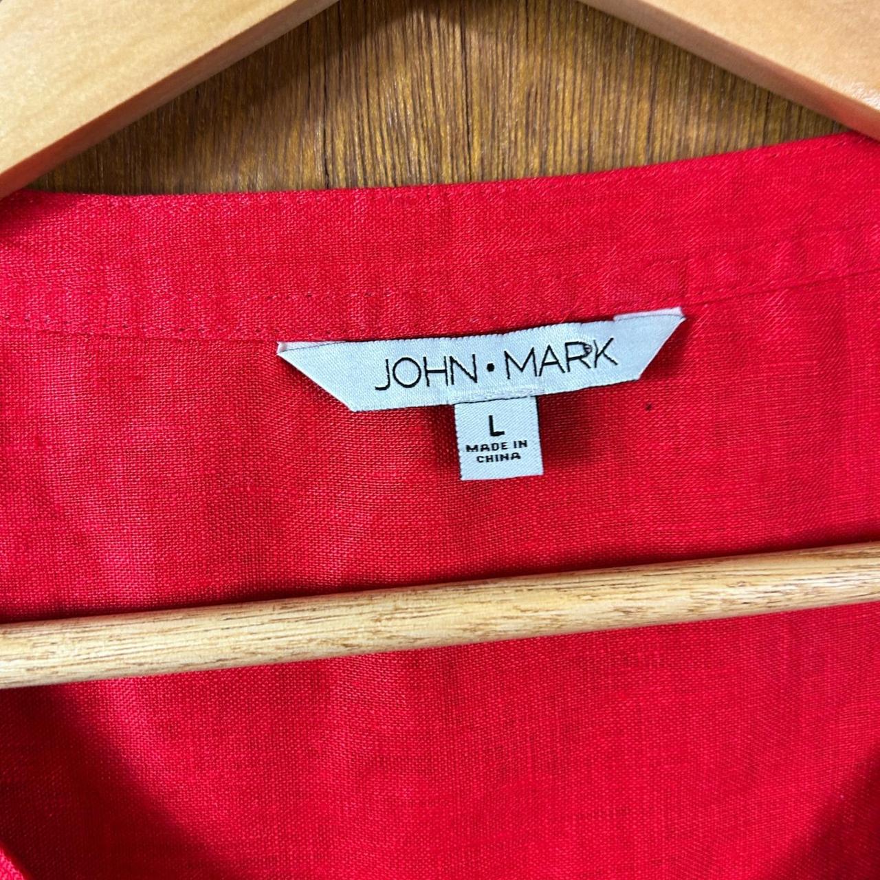 John Mark Women's Blouse - Red - L – JOHN MARK Re… - image 2