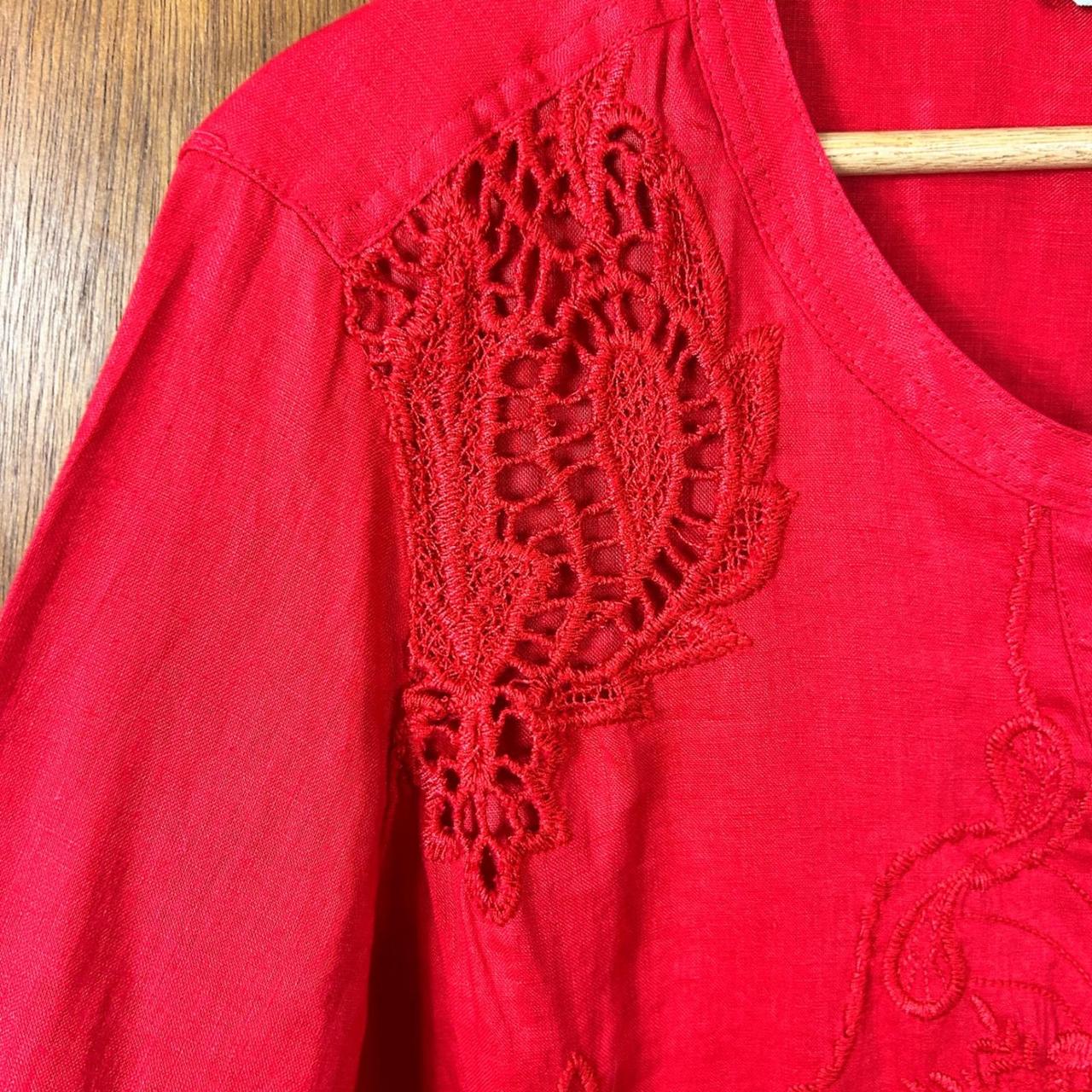 John Mark Women's Blouse - Red - L – JOHN MARK Re… - image 5