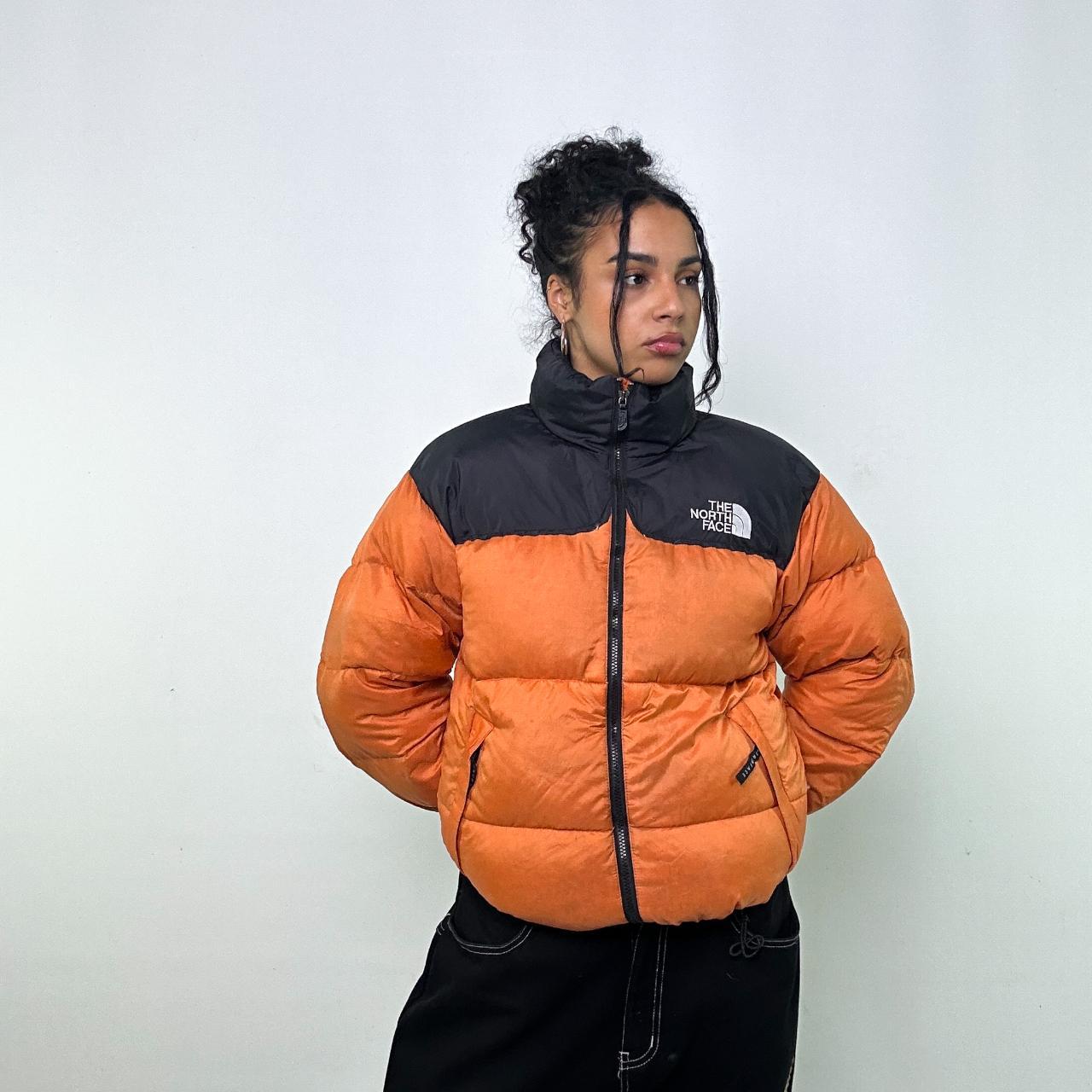 North face clearance windbreaker orange