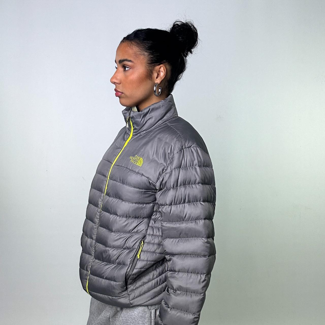 Silver Grey The North Face 550 Puffer Jacket...