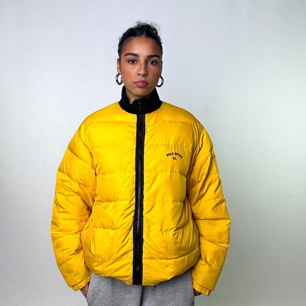 Polo sport shop puffer jacket yellow