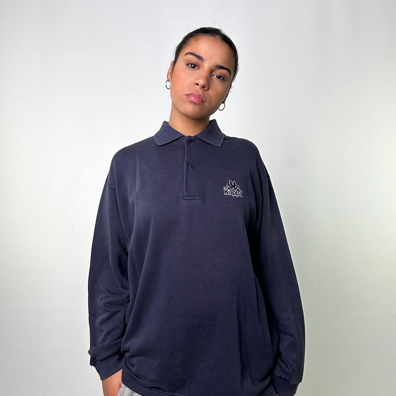 Kappa blue sweatshirt best sale