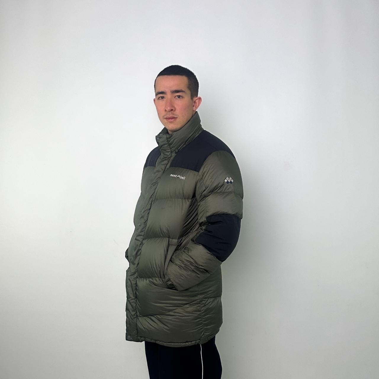 Yellow y2ks Mont Bell Puffer Jacket Coat, Tagged