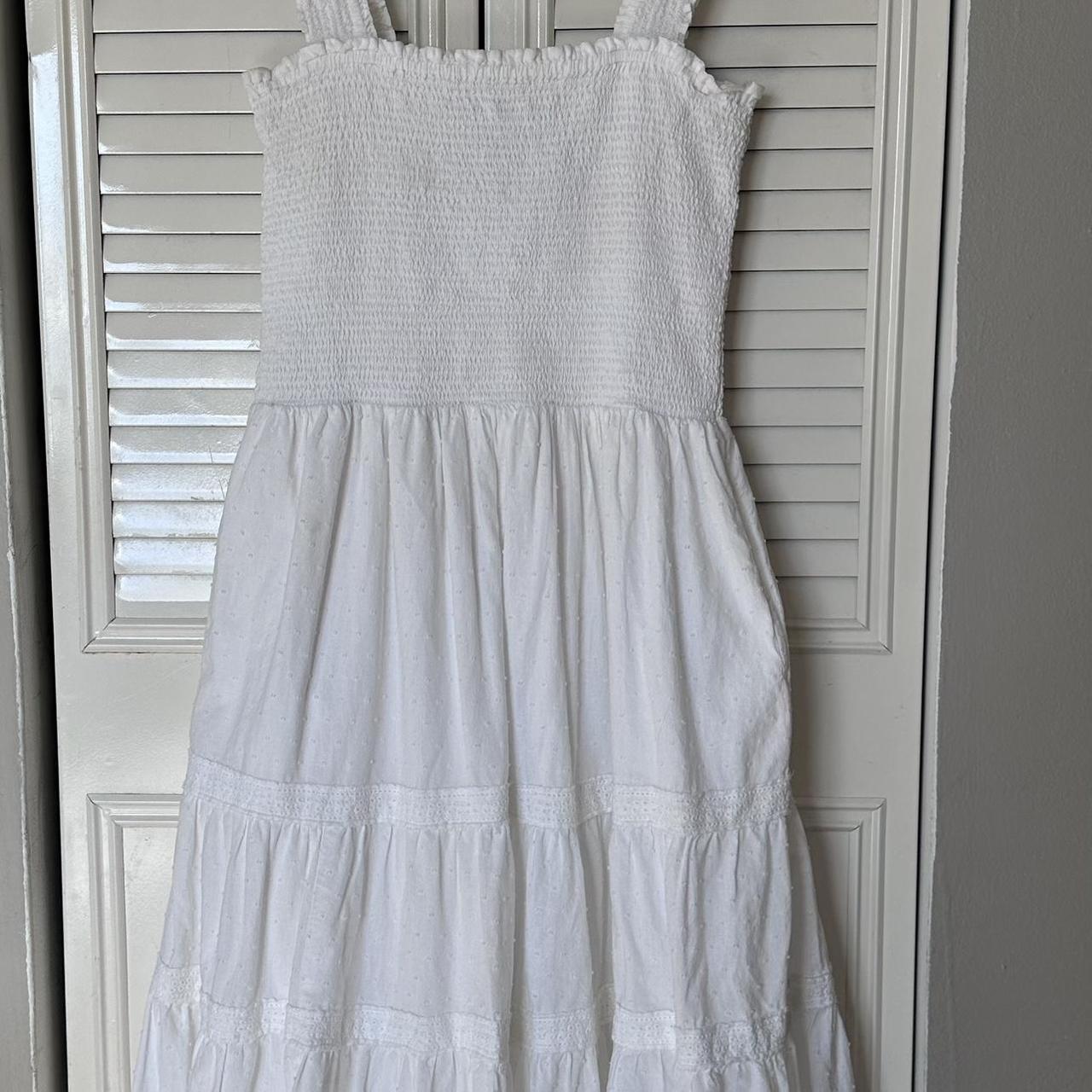 Lands end white dress best sale