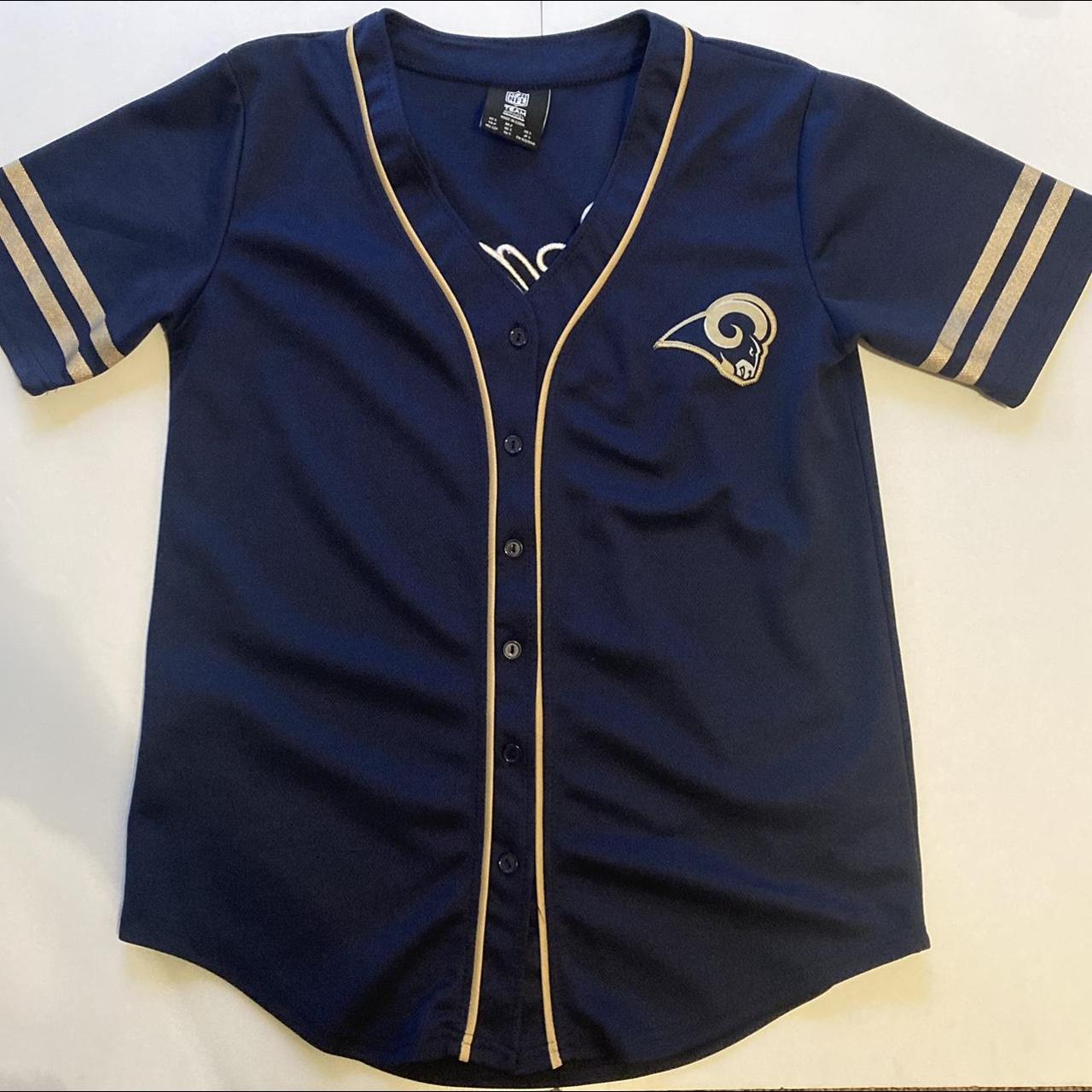 NFL Rams baseball jersey This is a preowned item - Depop