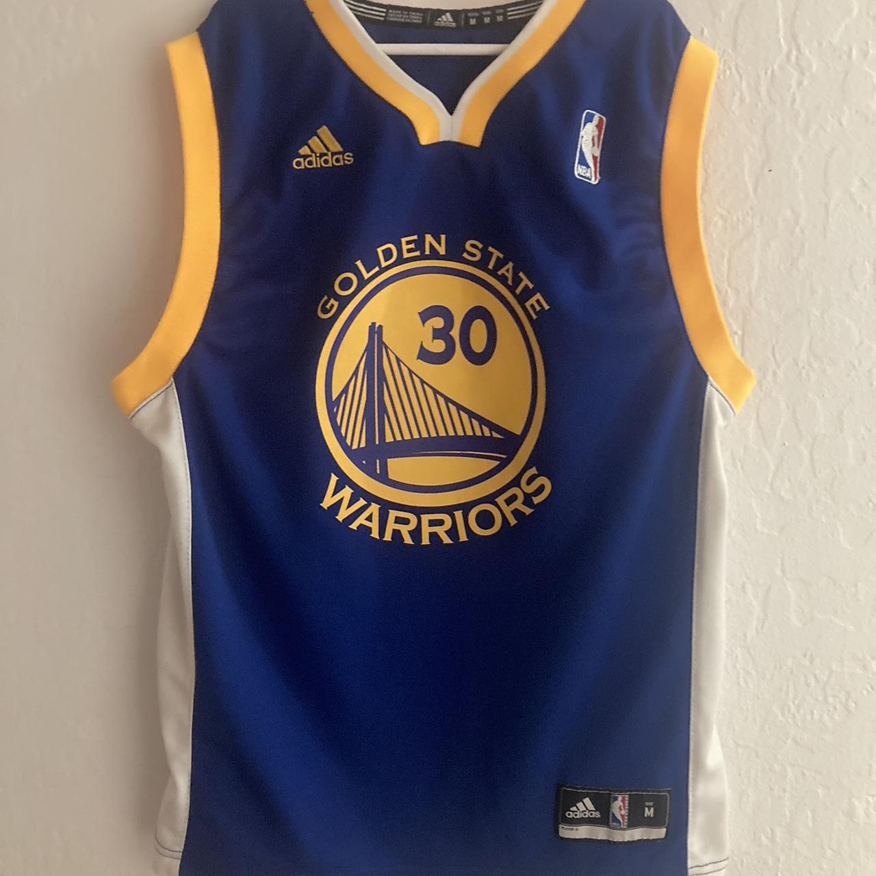 Adidas Blue and Yellow Top Depop