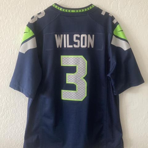 Nike NFL Seattle Seahawks Russell Wilson Neon Green - Depop