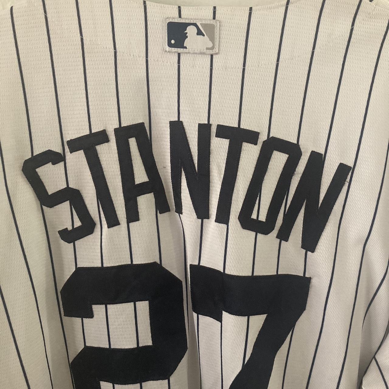 Majestic New York Yankees Giancarlo Stanton Jersey Shirt Mens