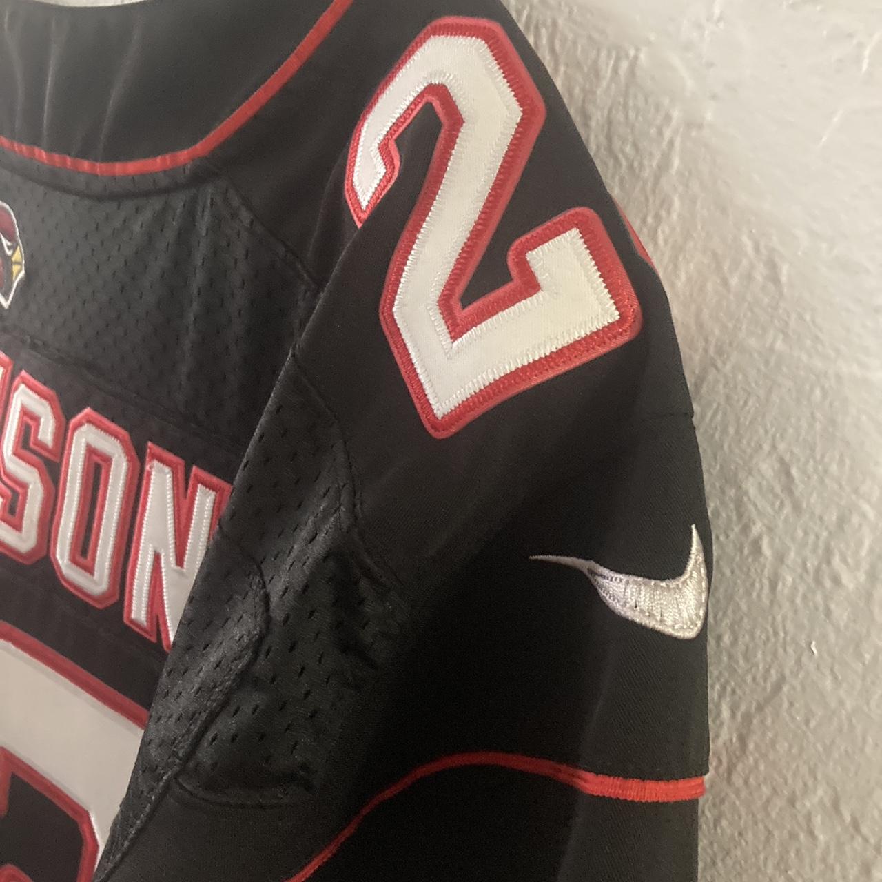 Nike, Shirts, Nike Arizona Cardinals Jersey Football Johnson Black Nfl