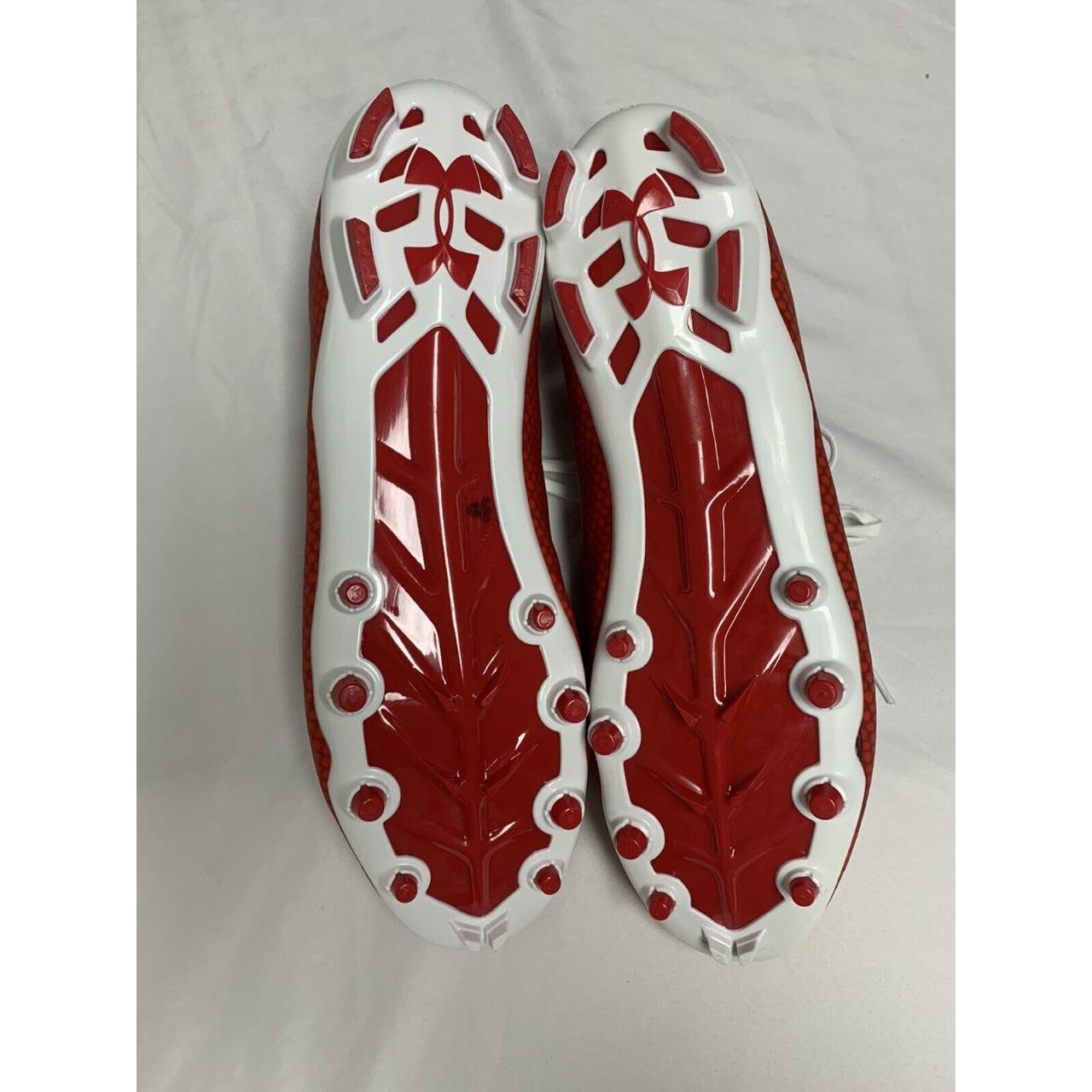 Under Armour Nitro Football Cleats Red & White -... - Depop