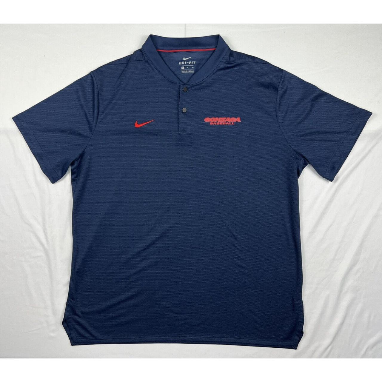 Nike Dri-Fit Polo Shirt XL Men’s Gonzaga Baseball... - Depop