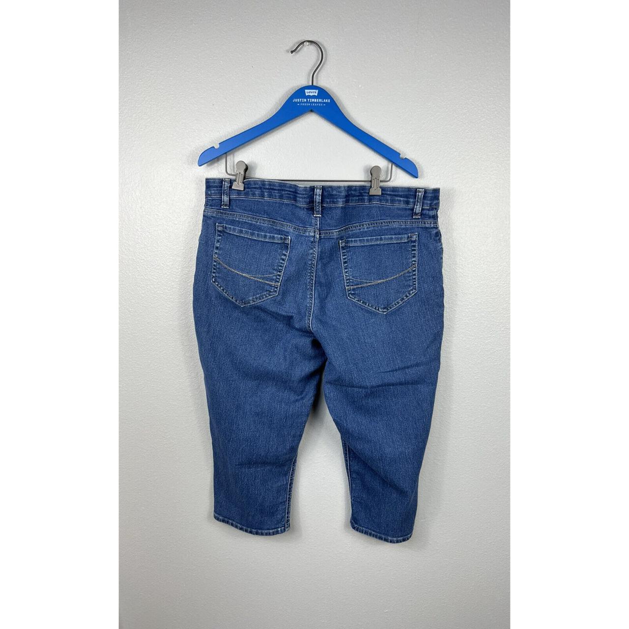 Women’s Jeans 16W Capris Lee Riders Denim Blue... - Depop