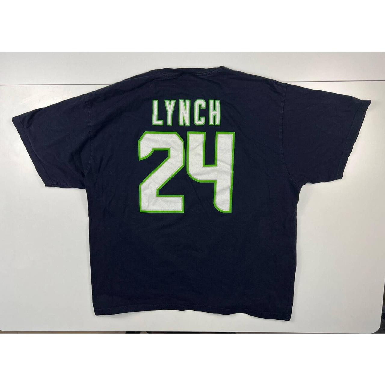 Marshawn Lynch Shirt 2XL Seattle Seahawks tee with - Depop