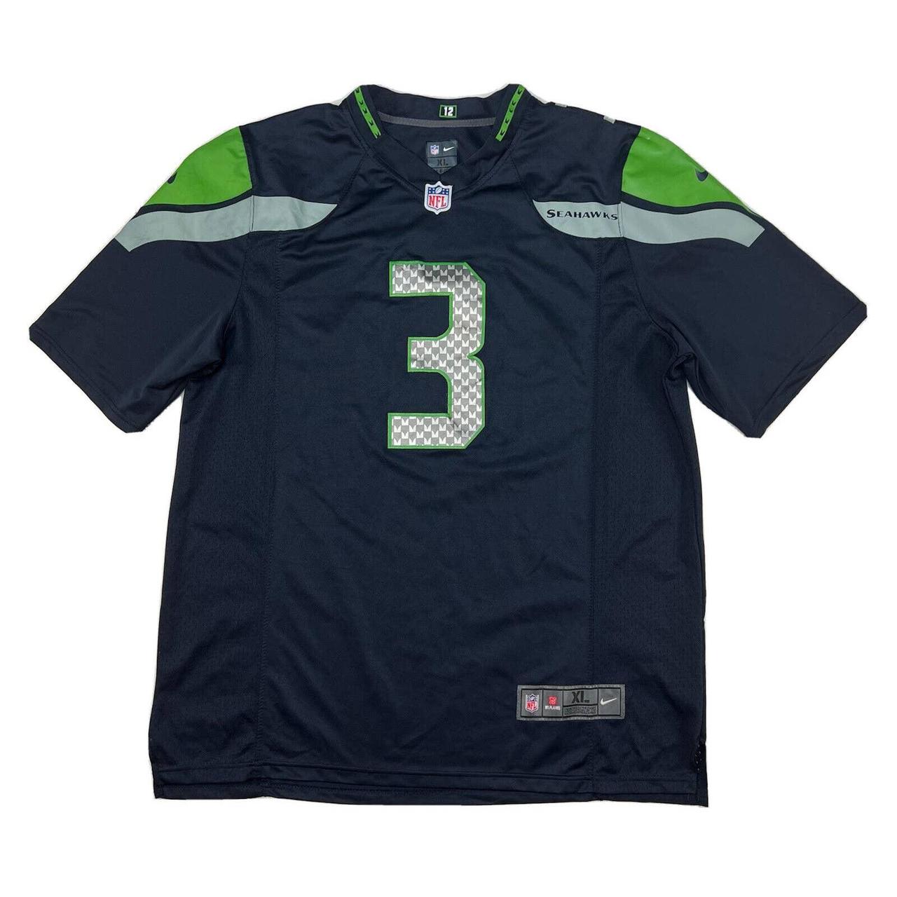 Nike, Shirts, Nike Seattle Seahawks Wilson 3 Mens Xxl Jersey