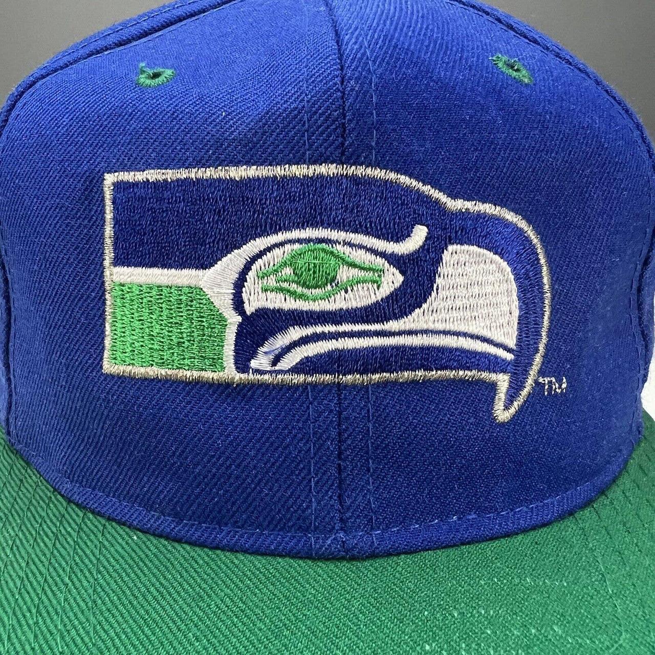 1980s vintage Seattle Seahawks beanie. Nice, soft - Depop