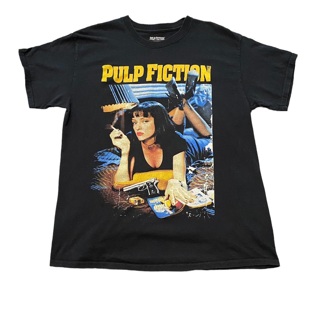 Pulp fiction t shirt Size - L (sleeves are just a... - Depop