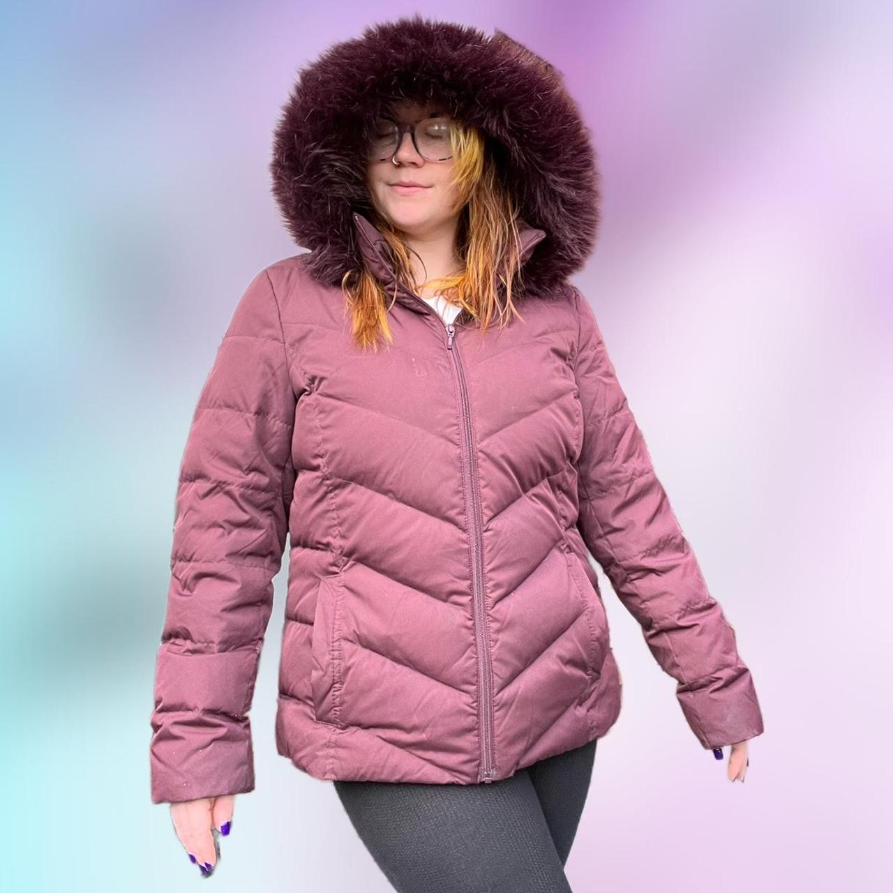 Burgundy anorak clearance jacket women's