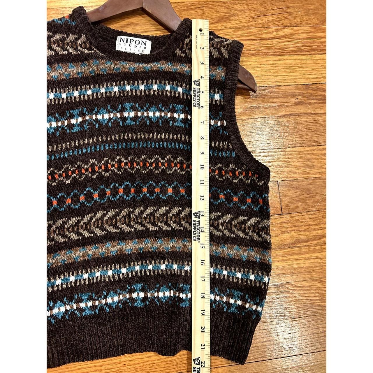 Albert Nipon Women's Vest - Brown - M – Nipon Stu… - image 5