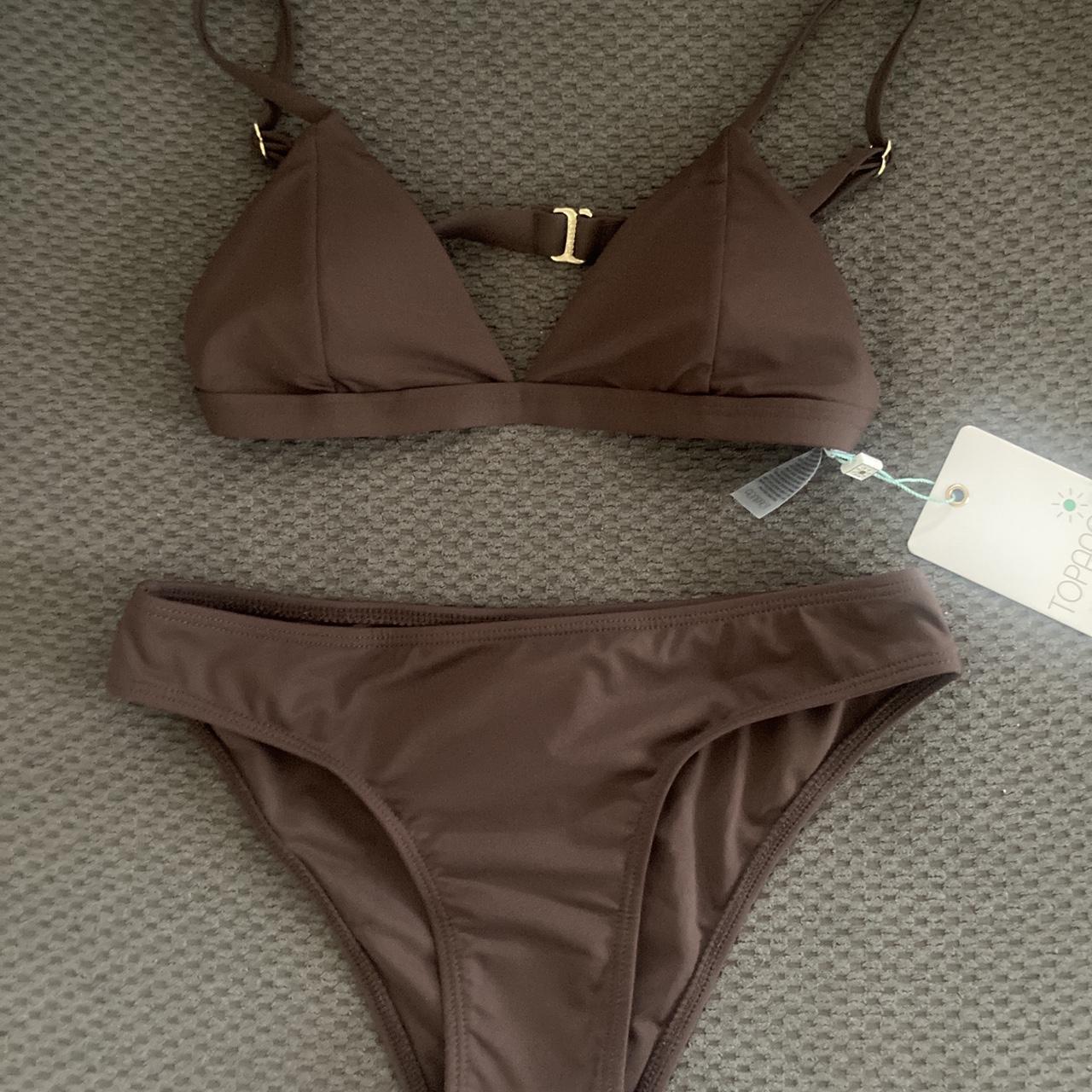 Brown Bikinis-and-tankini-sets | Depop