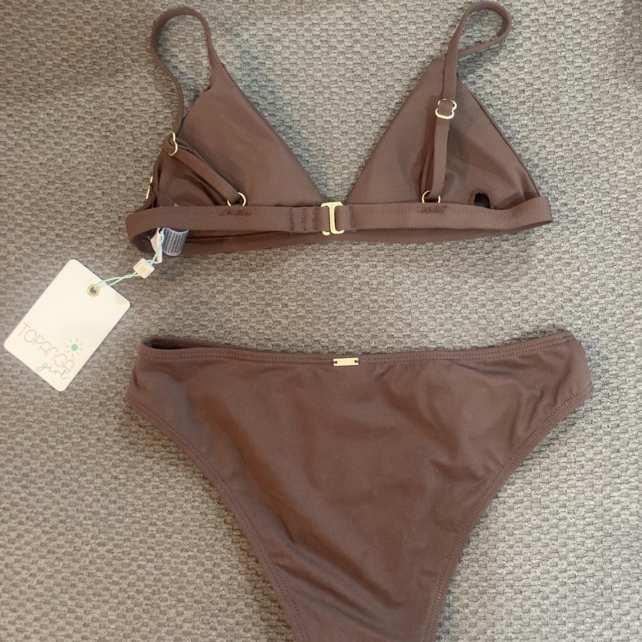 Brown Bikinis-and-tankini-sets | Depop