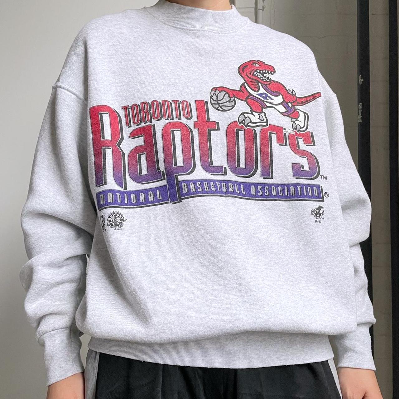 vintage raptors sweater